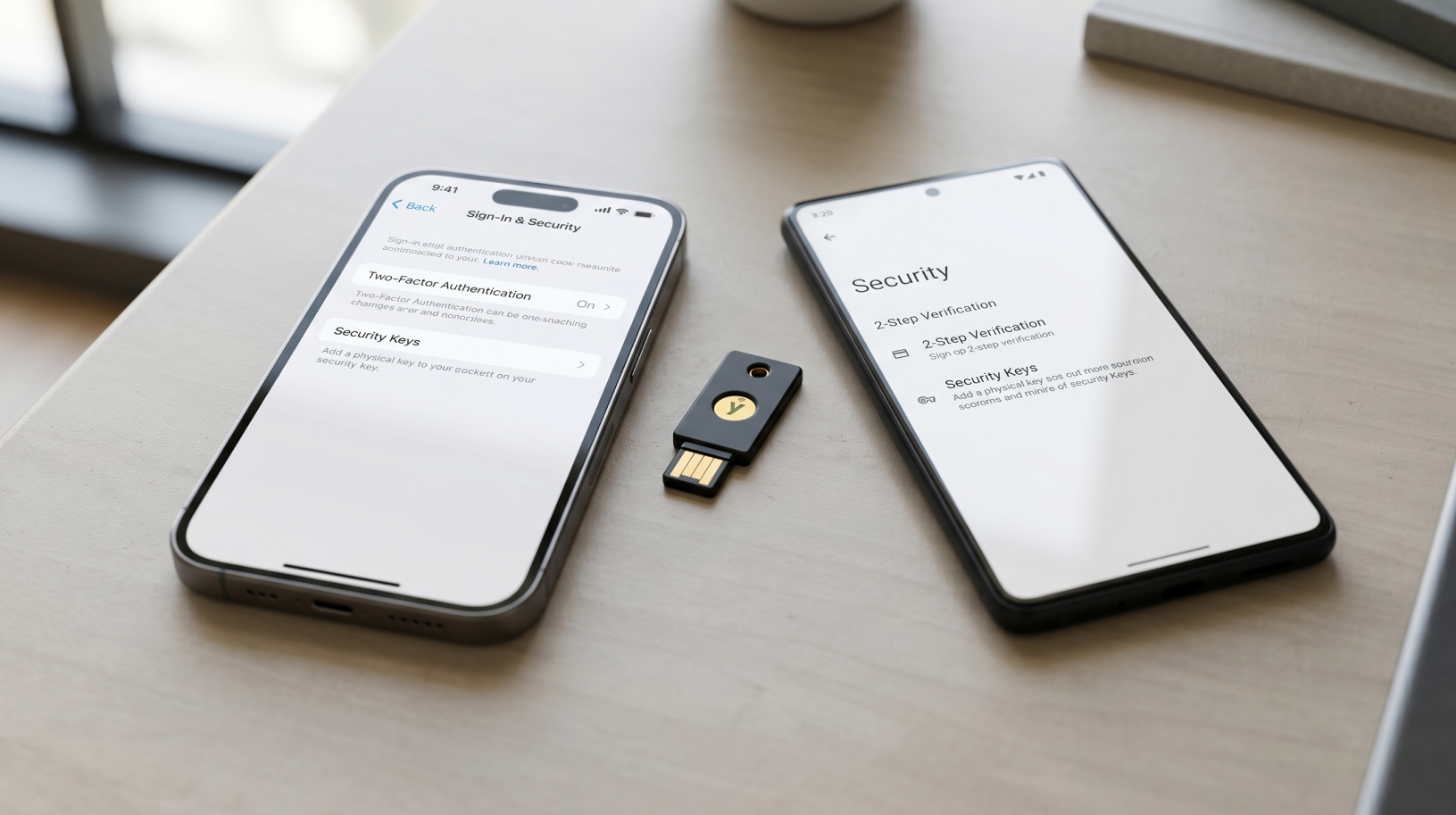 Security Key NFC Work's with Android and IOS