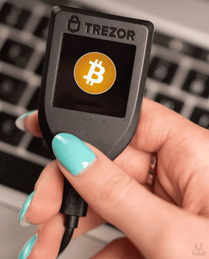 Trezor Model T new device