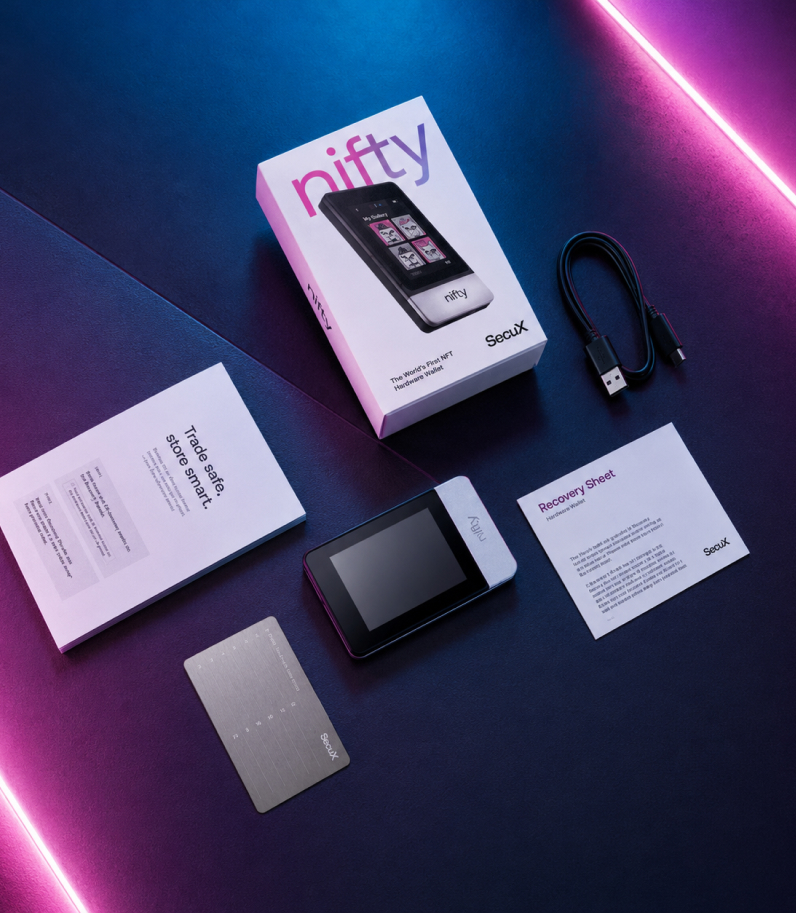 SecuX Nifty 18 Secux Nifty Box Content