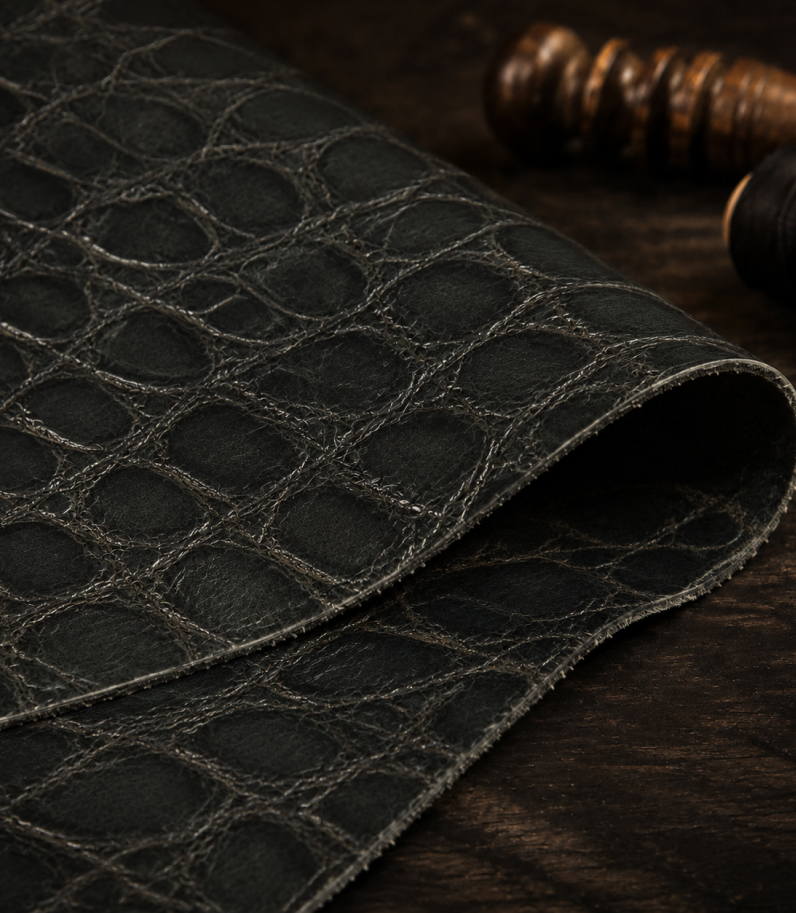 Lwallet X Case Crocodile Natural Leather