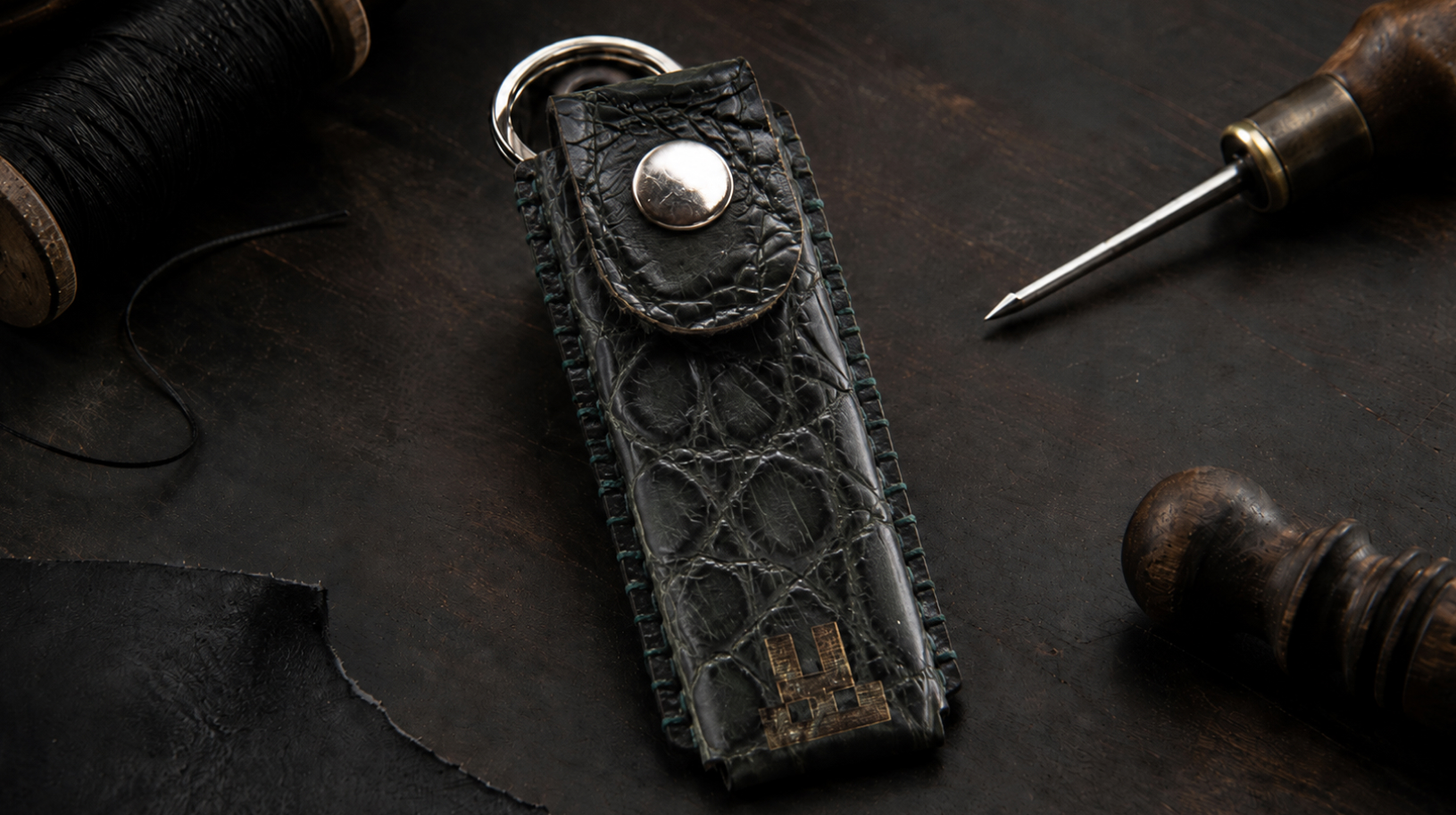 Lwallet X Case Crocodile Handmade