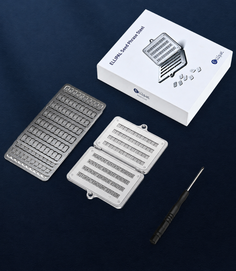 Ellipal Seed Phrase Steel 17 Ellipal Seed Phrase Steel Box Content