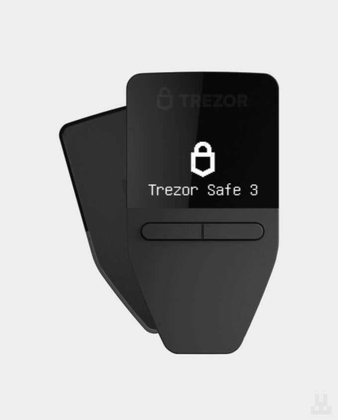 Trezor Safe 3 front and back