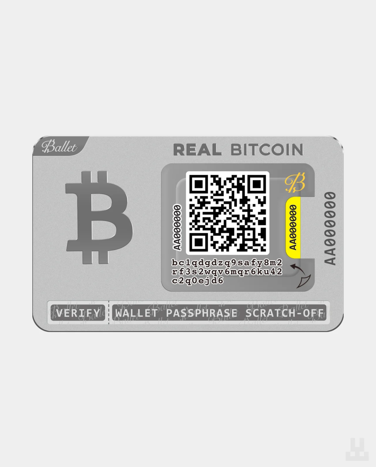 ballet crypto - silver card