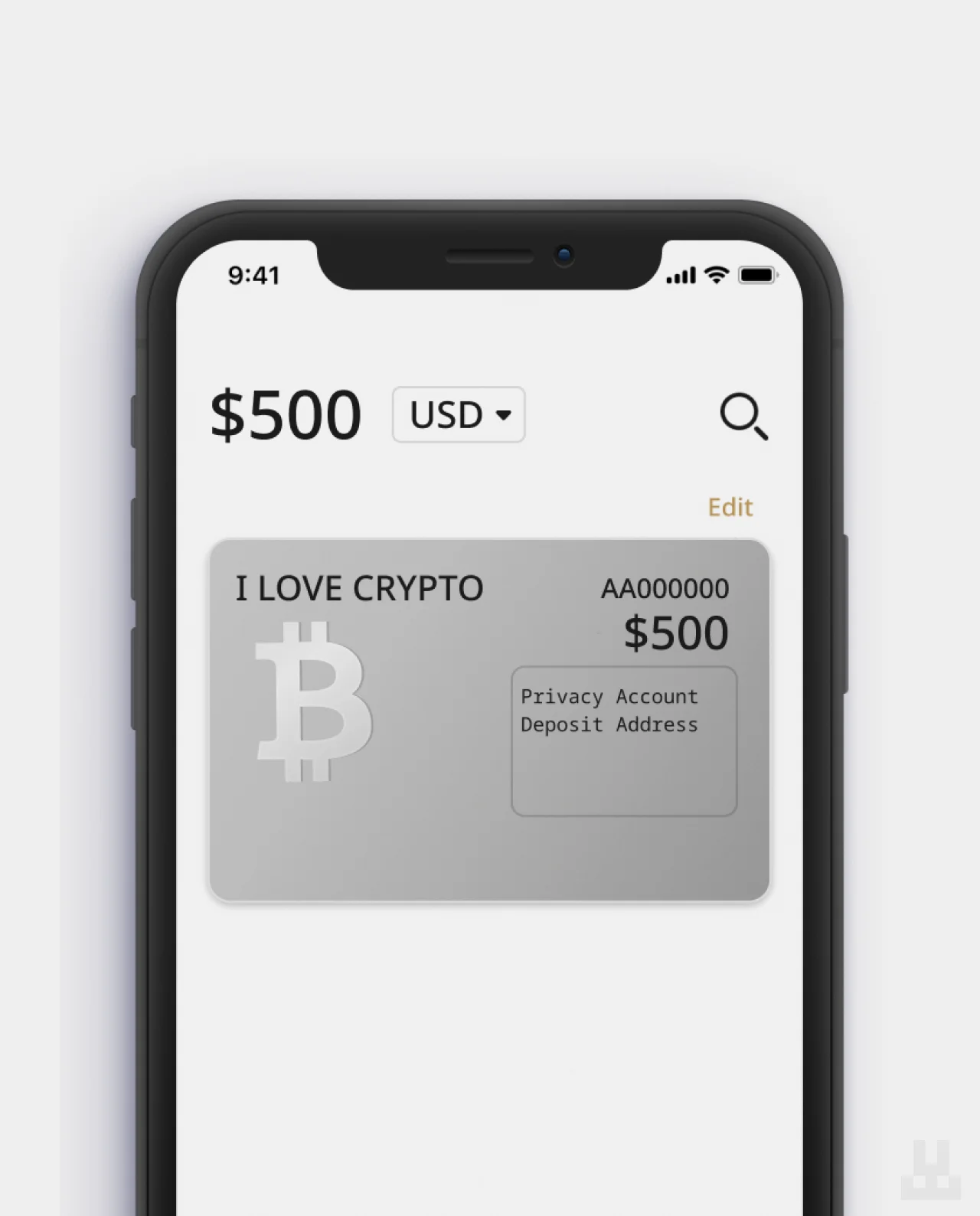 ballet crypto - silver card