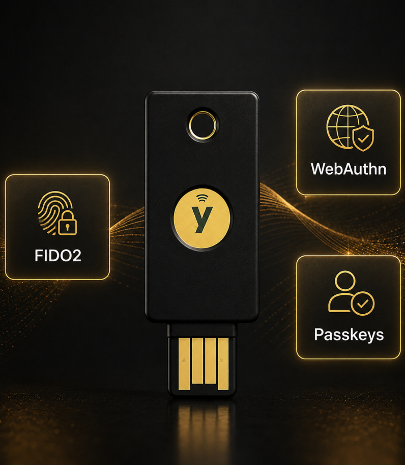 Yubikey 5 NFC FIPS Fido2 WebAuth Passkeys