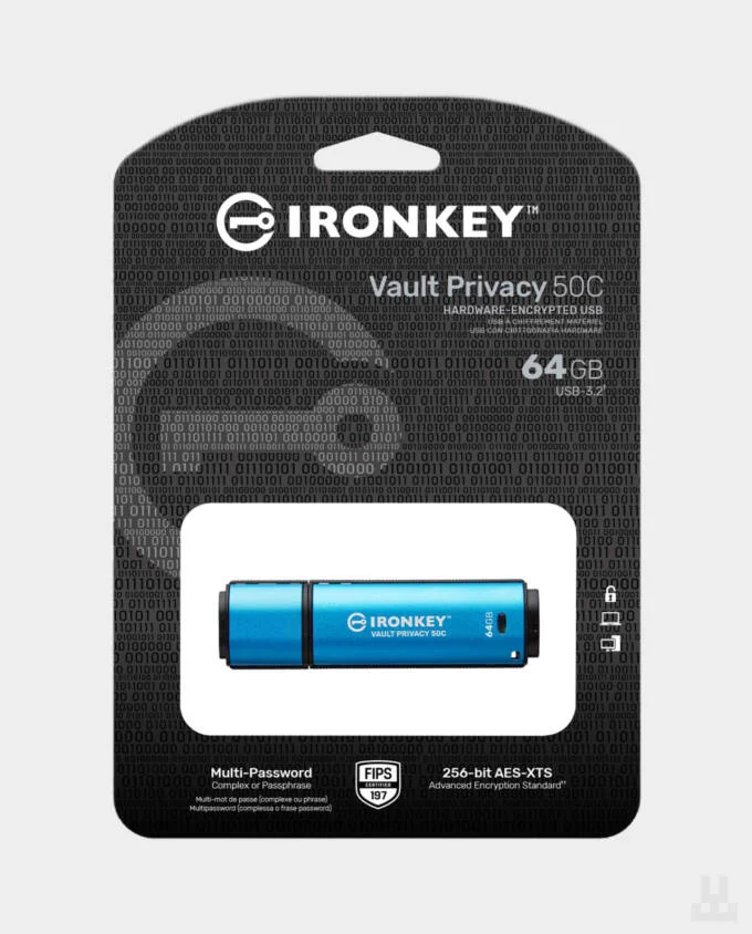 Kingston IronKey Vault Privacy 50 64gb pack