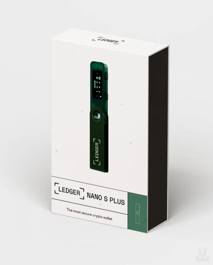 Ledger Nano S Plus Emerald Green Box