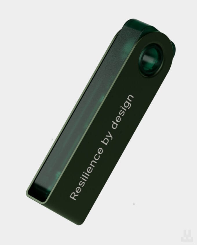 Ledger Nano S Plus Emerald Green Back