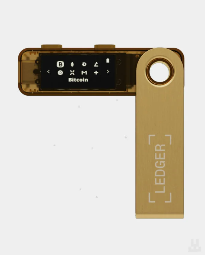 Ledger Nano S Plus Gold Opened Device