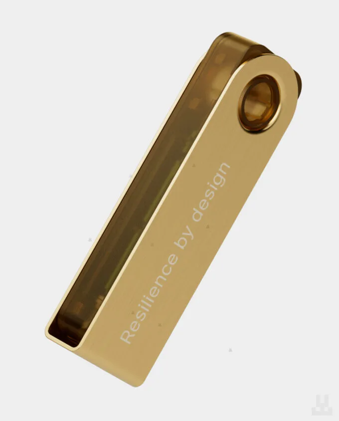 Ledger Nano S Plus Gold Back