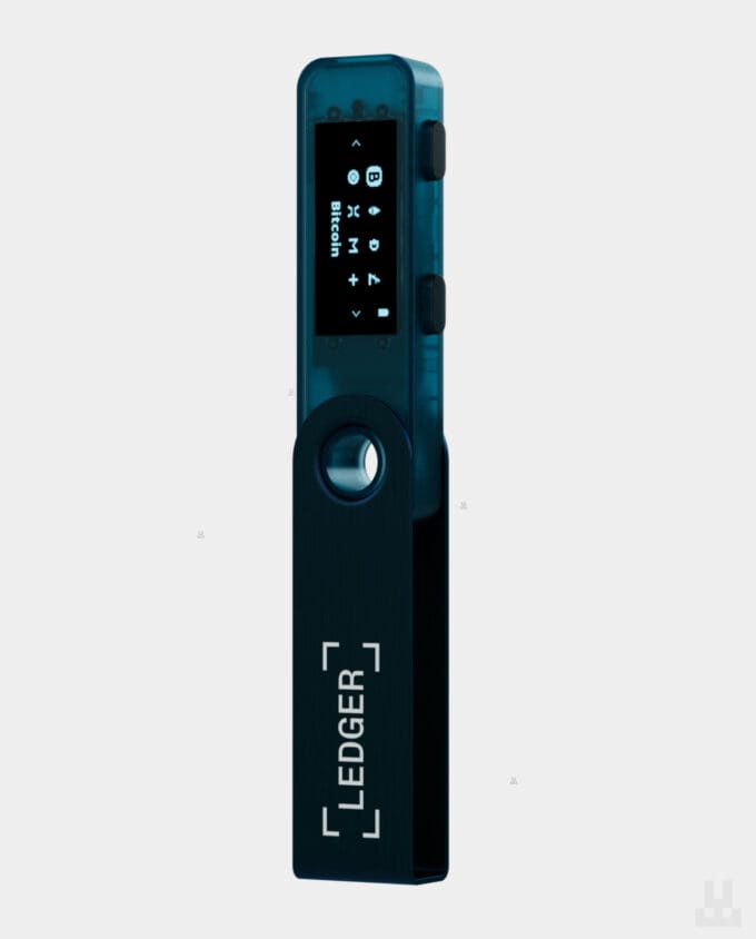 Ledger Nano S Plus Sapphire Blue Device