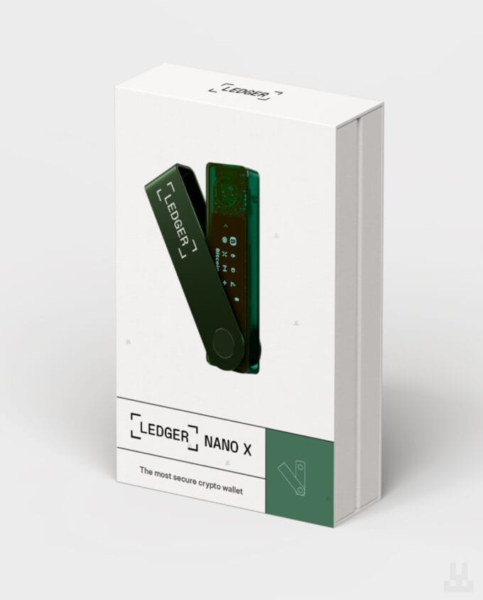 Ledger Nano X Emerald Green Box