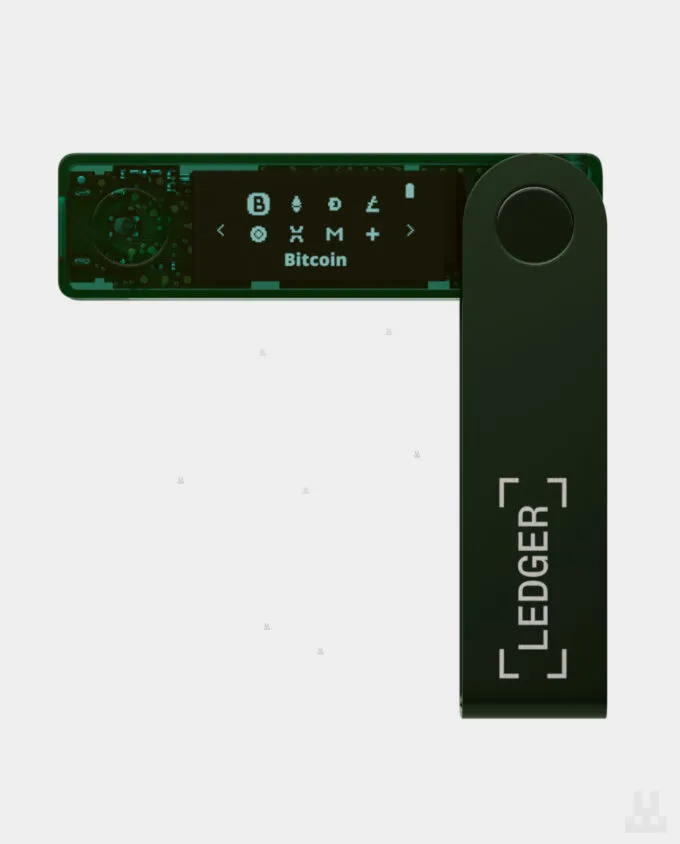 Ledger Nano X Emerald Green Open