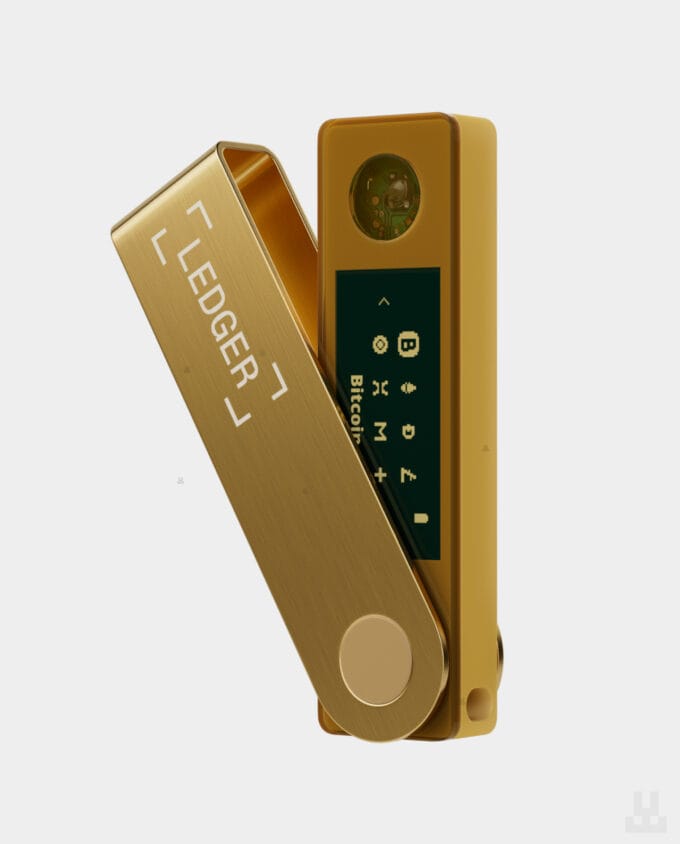 Ledger Nano X Gold Open Device