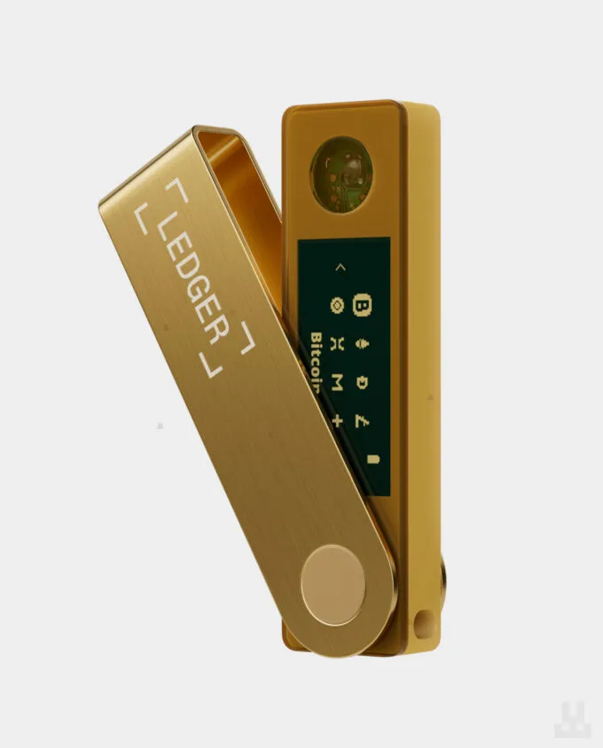 Ledger Nano X Gold Open Device