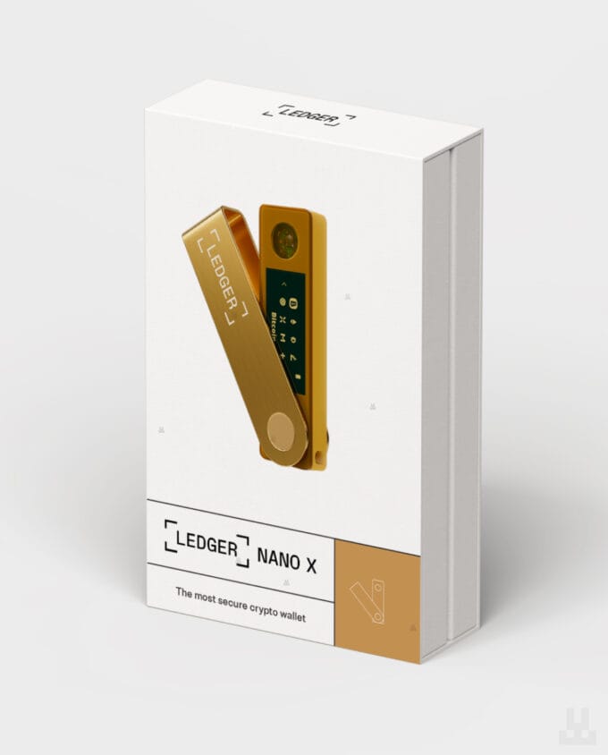 Ledger Nano X Gold Packing