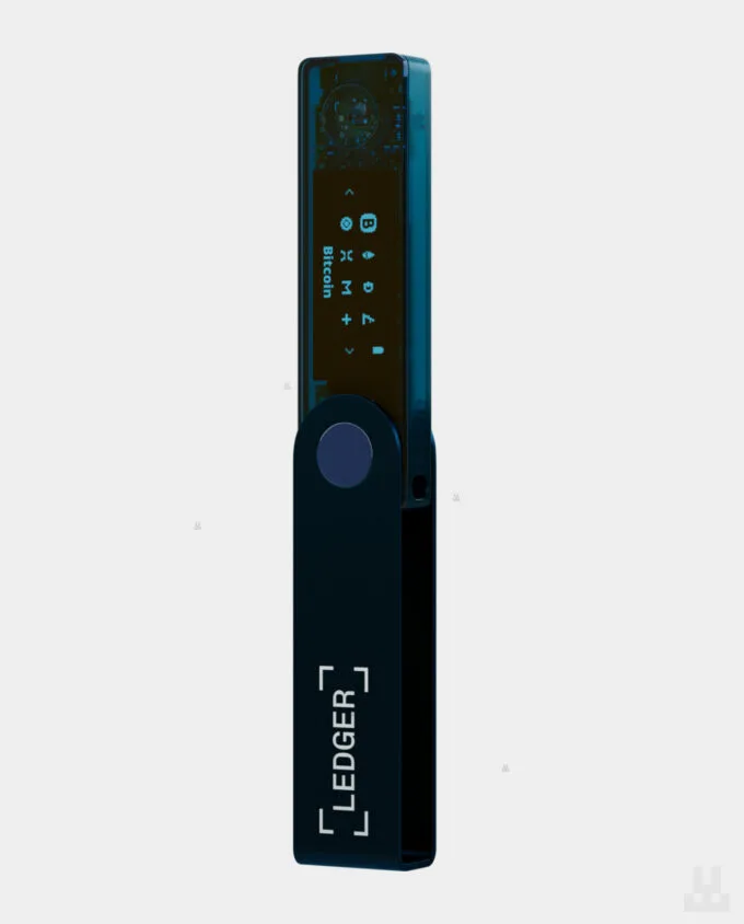 Ledger Nano X Sapphire Blue Open