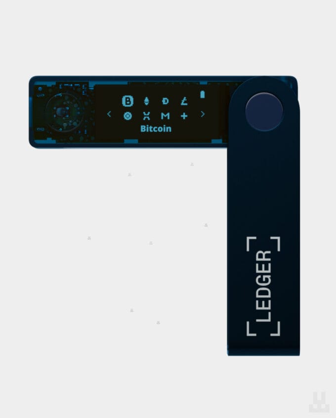 Ledger Nano X Sapphire Blue Screen