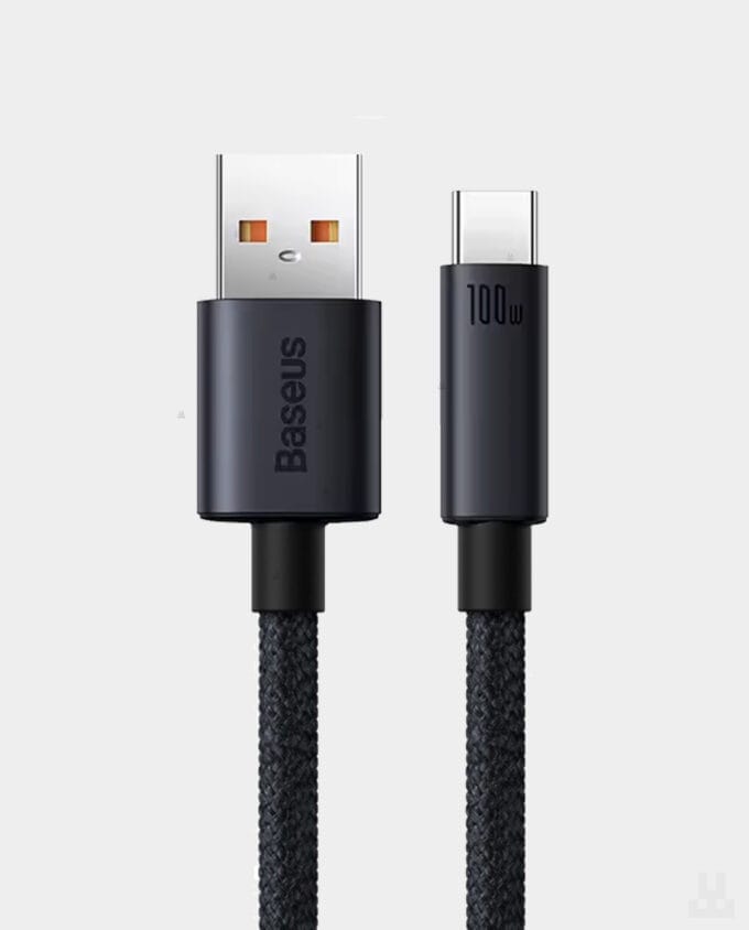 baseus 100w type-c usb-a cable