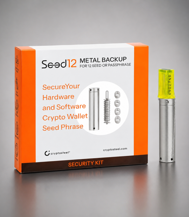 Cryptosteel Seed12 Security Kit 13 Cryptosteel Seed12 Security Kit Box Content
