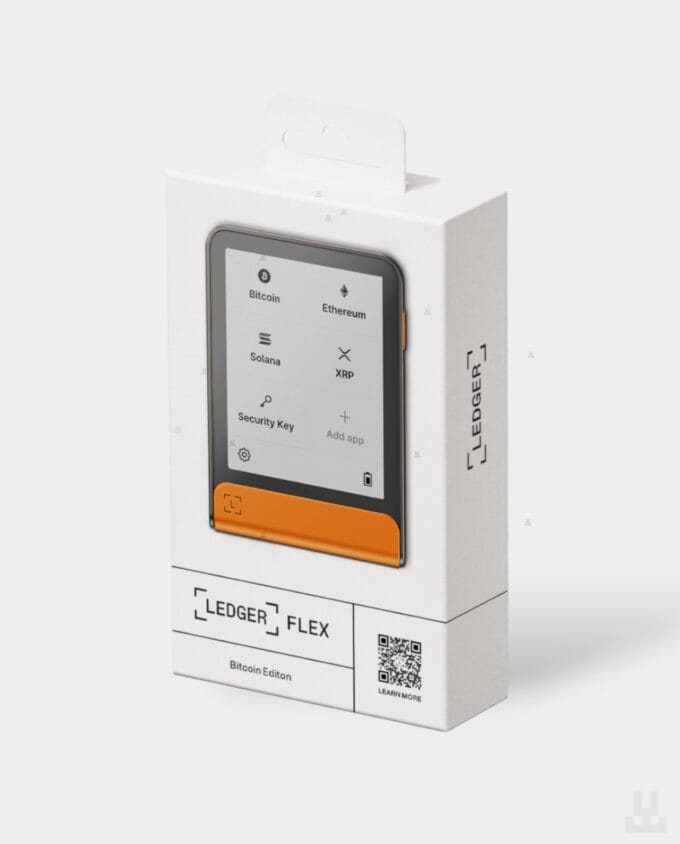 Ledger Flex Btc Orange Box