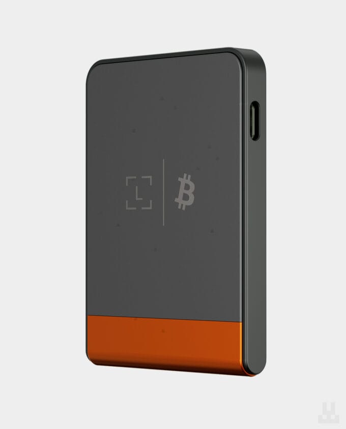 Ledger Flex Btc Orange Back