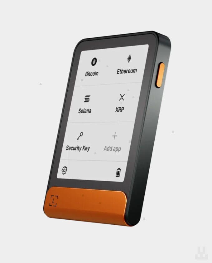 Ledger Flex Btc Orange Front