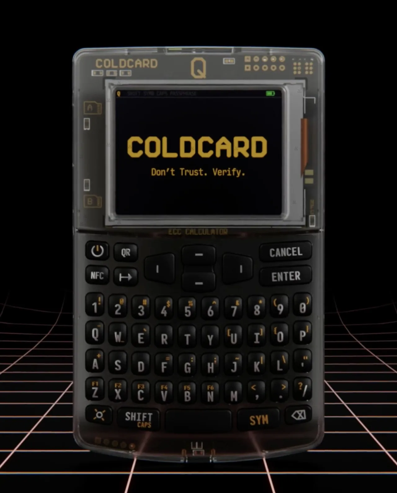 Coldcard Q hardware cold wallet - new wallet from coinkite