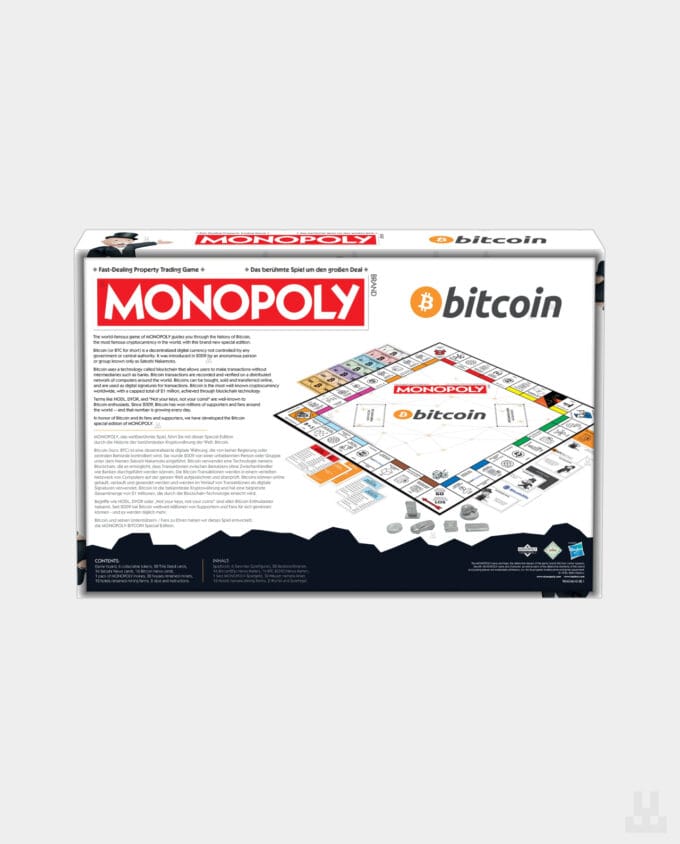 Bitcoin Monopoly Box Back