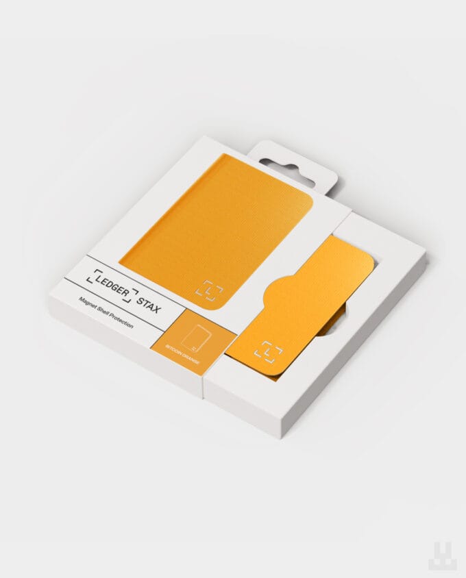 Ledger Stax Magnet Shell - BTC Orange - Image 2