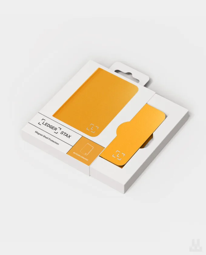 Ledger Stax Magnet Shell - BTC Orange - Зображення 2
