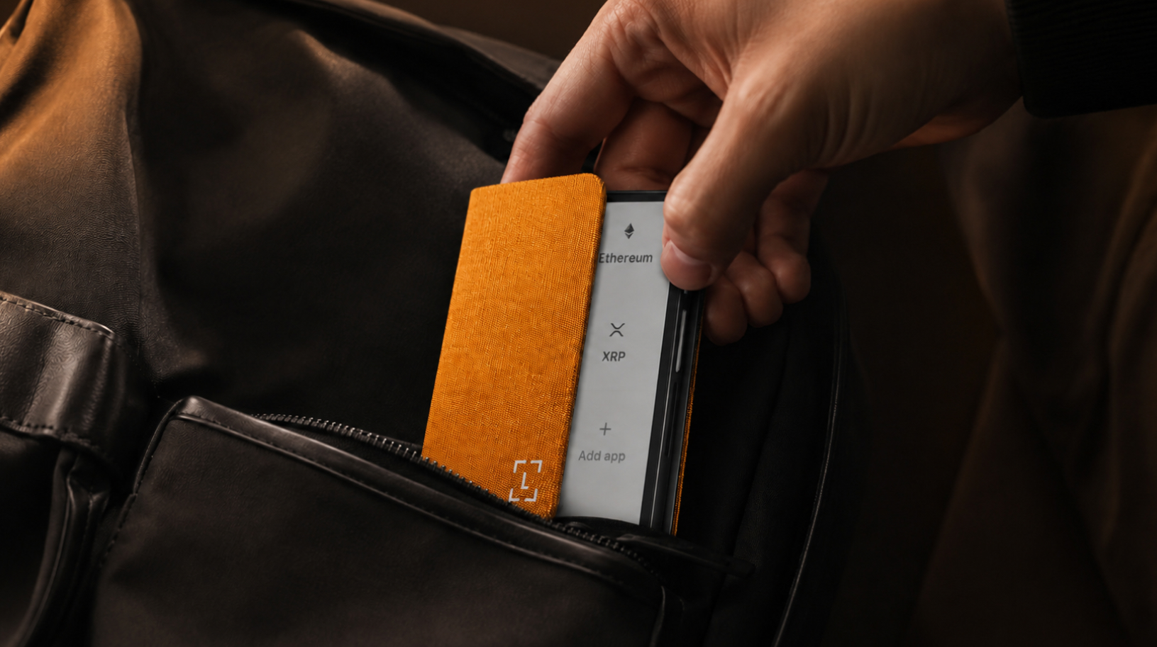 Ledger Stax Magnet Shell — BTC Orange 12 Ledger Stax Magnet Shell BTC Orange For Trips