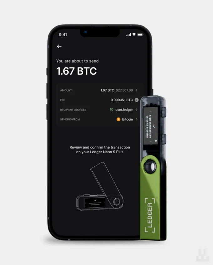 Ledger Nano S Plus Oxidate Green - Зображення 6