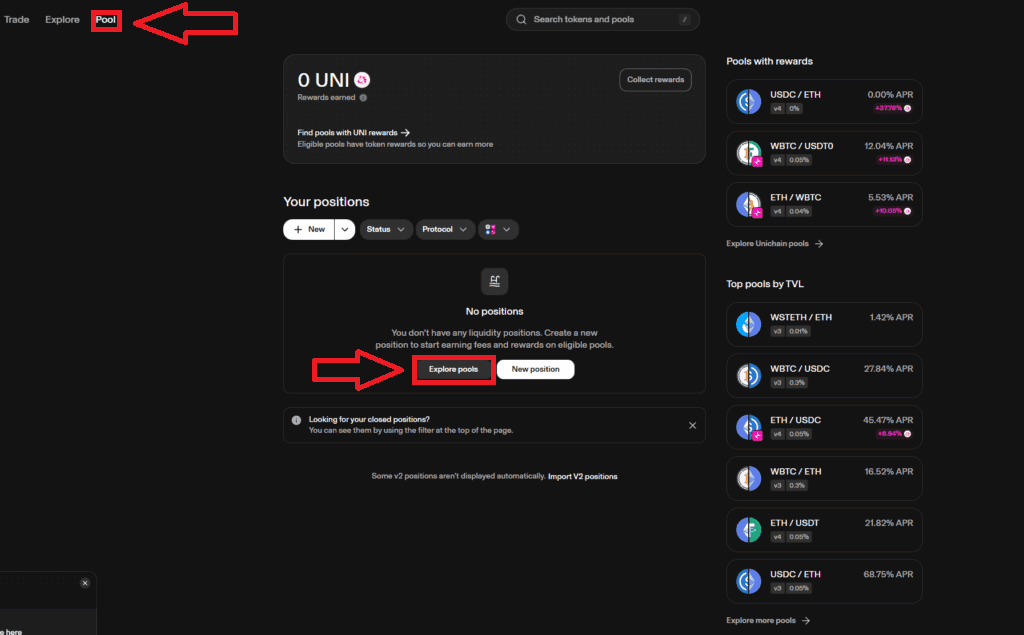 Що таке Uniswap v4 - Пули ліквідності 4