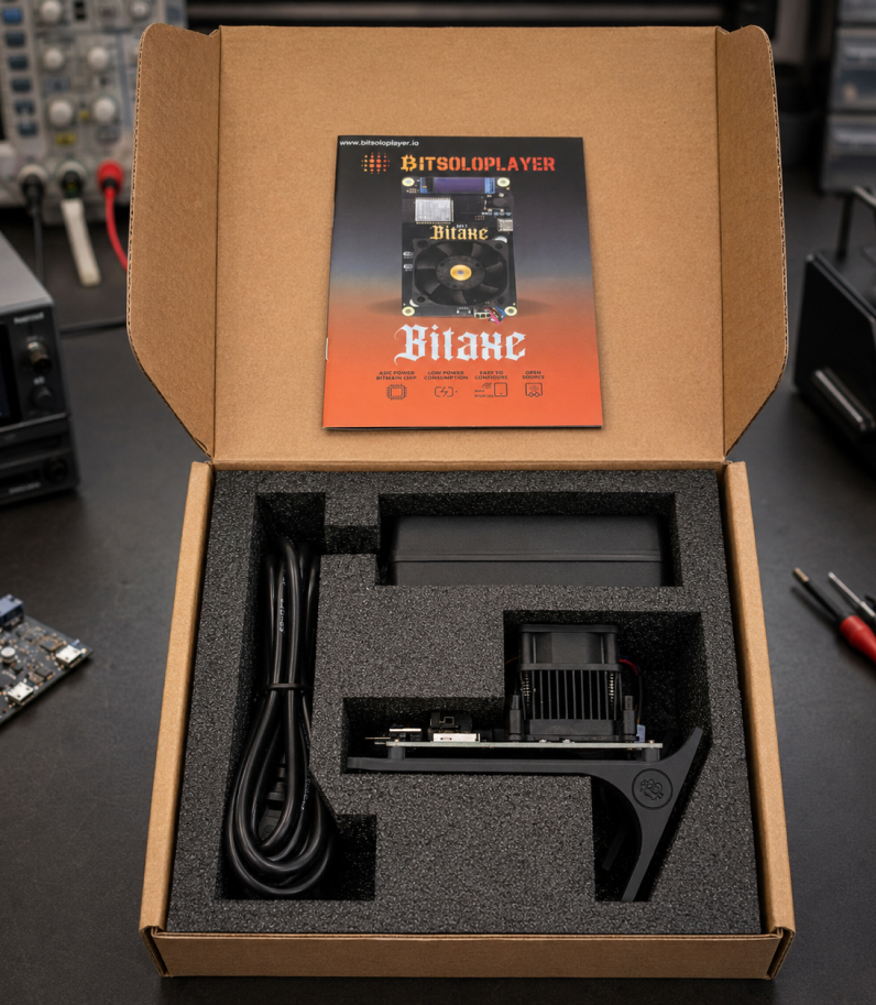 Bitaxe Gamma 601 Box Content