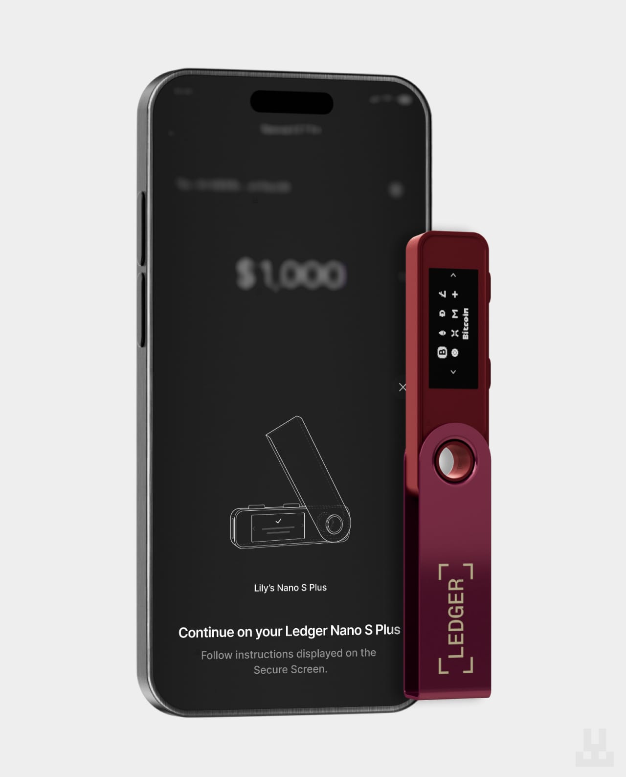 Ledger Nano S Plus Crimson Magenta — Buy Hardware wallets in Ukraine