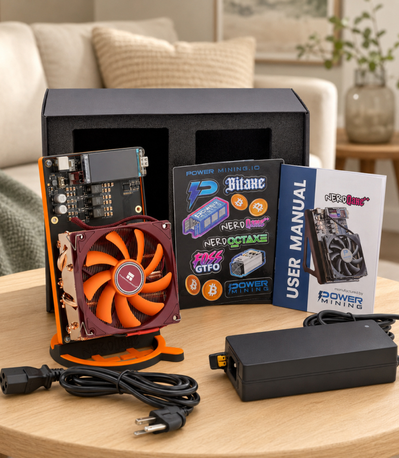 NerdQaxe++ 15 Nerdqaxxe Box Content