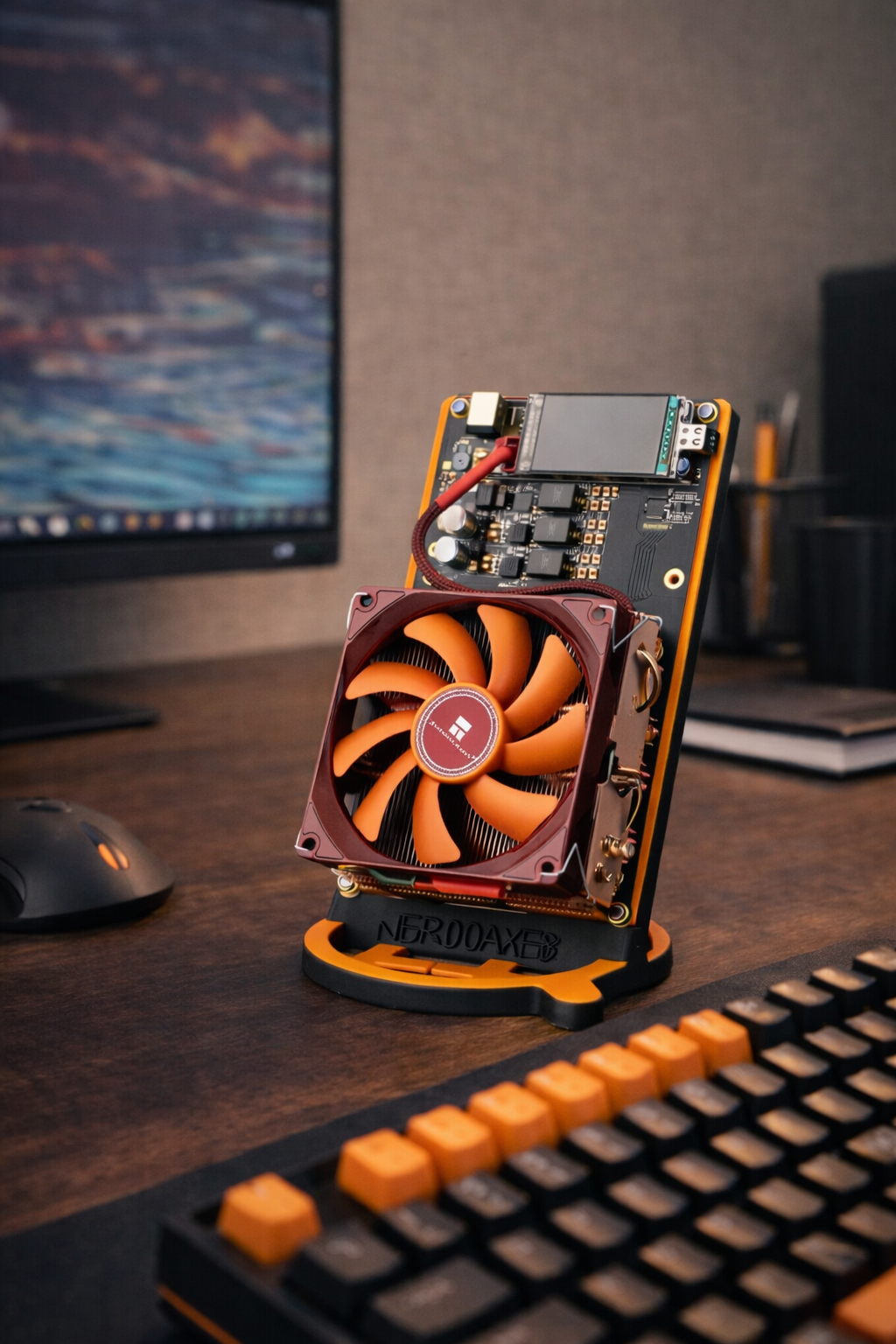 NerdQaxe++ 14 NerdQaxe++ on desk