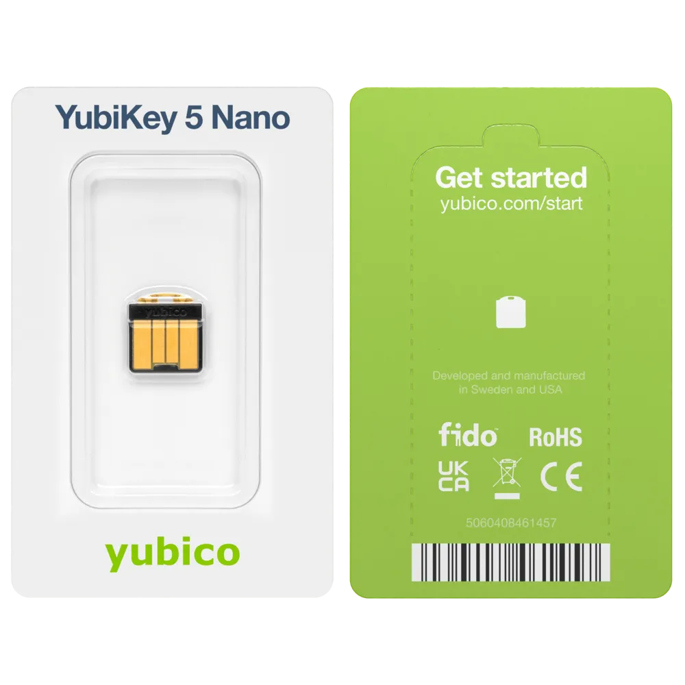 Yubikey 5 Nano in box