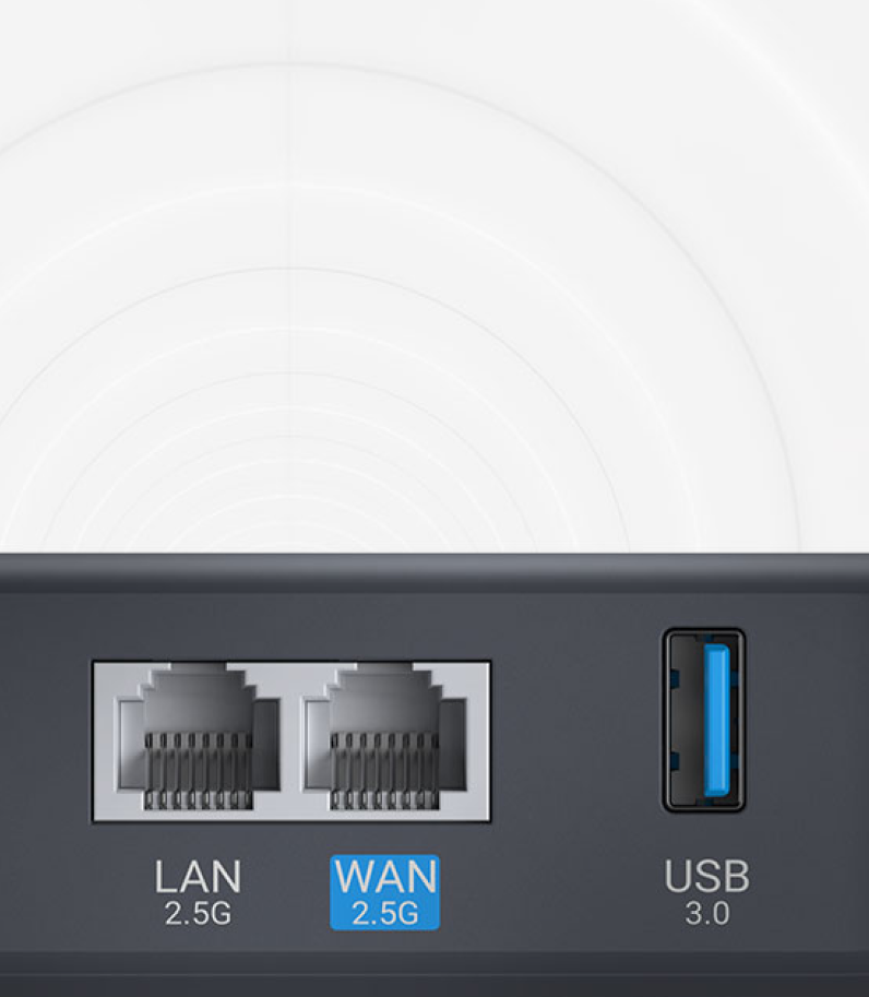 GL.iNet Slate 7 (GL-BE3600) 17 Slate 7 router van lan usb port