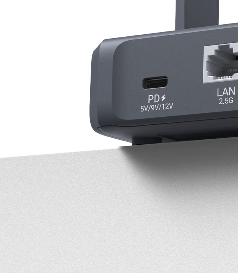 GL.iNet Slate 7 (GL-BE3600) 18 Slate 7 router pd lan port's