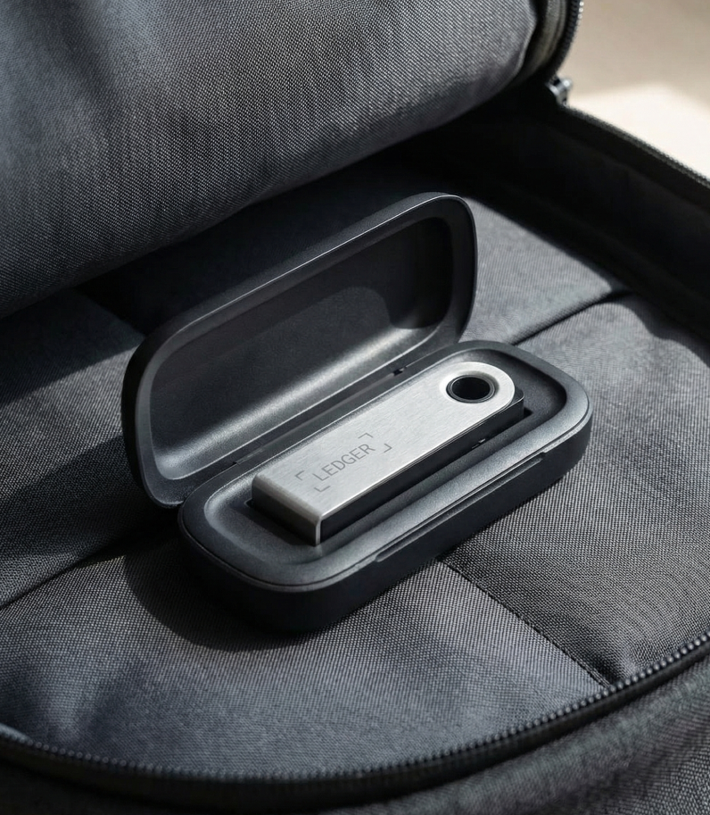 Ledger Nano Case in bag