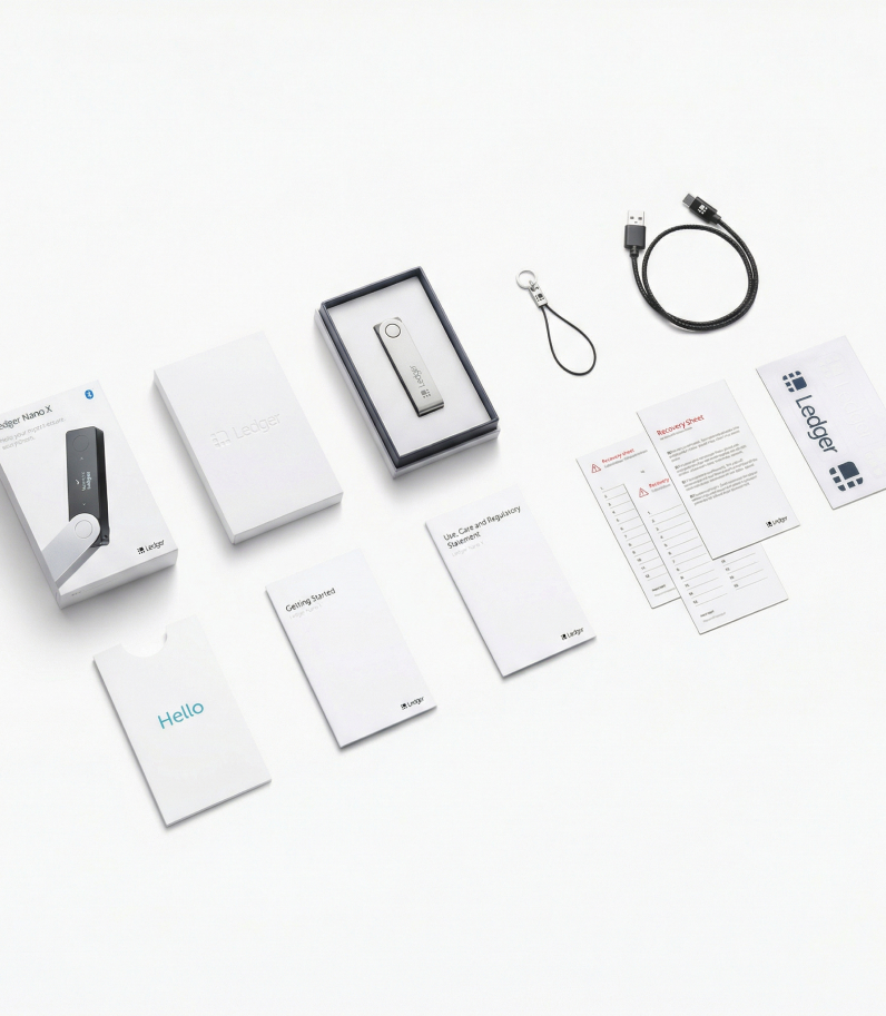 Ledger Nano X what's in the box