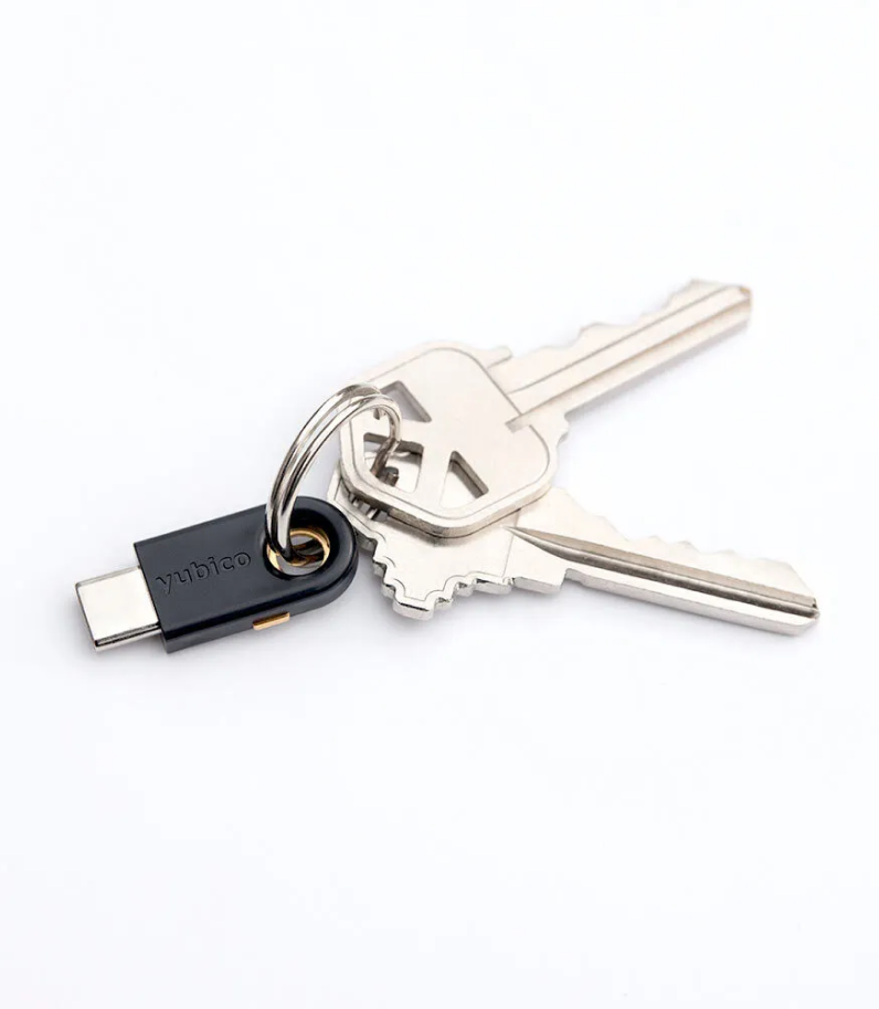 Yubikey 5C on keychain