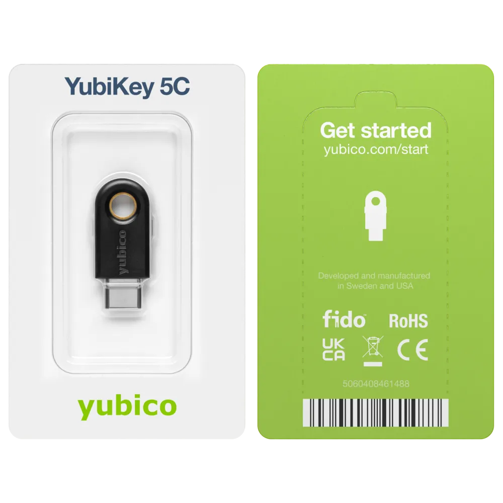 Yubikey 5C in box