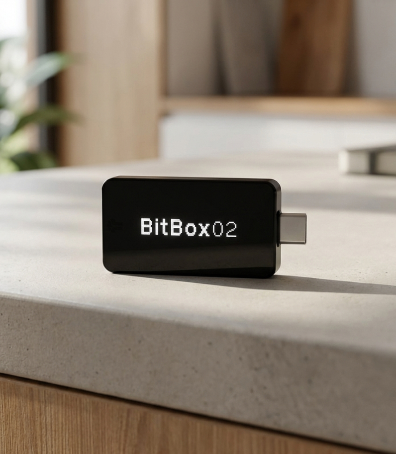 BitBox02 Multi-Edition on desk