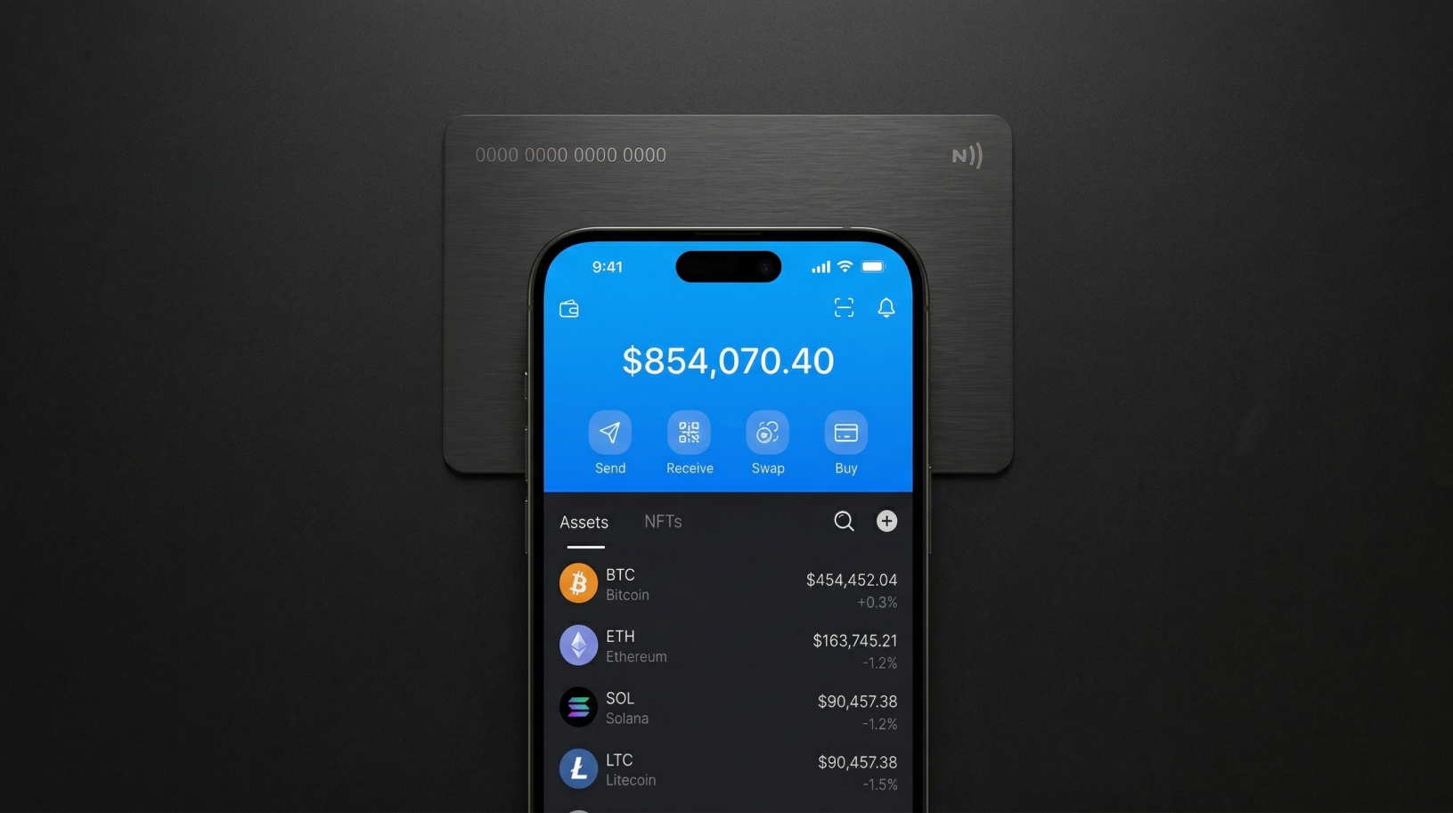 Ellipal X Card NFC scan