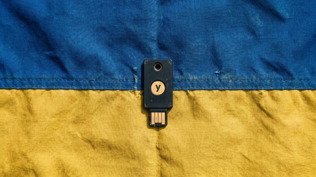 What Fido2 Keys Are Compatible For Delta yubikey on Ukraine Flag