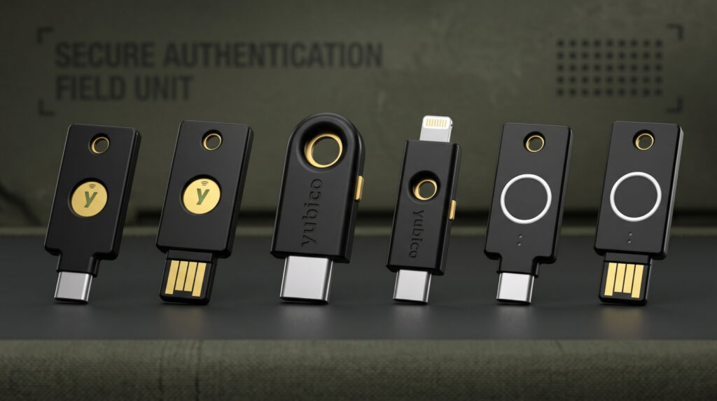 What Fido2 Keys Are Compatible For Delta Yubikey 5 Series line up